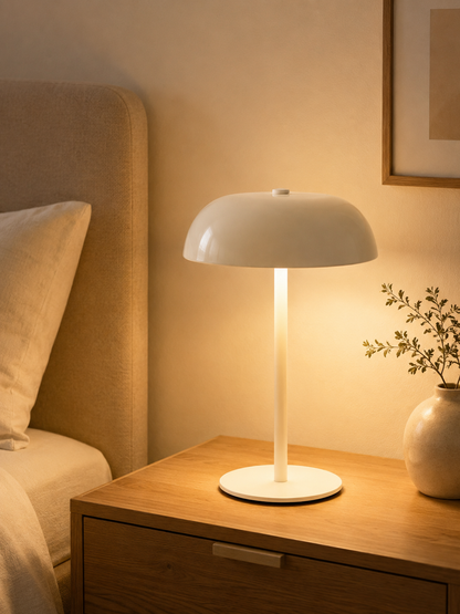 White Mushroom Desk Lamp