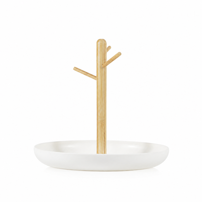 White Branch Jewelry Key Tray