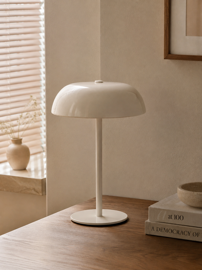 White Mushroom Desk Lamp